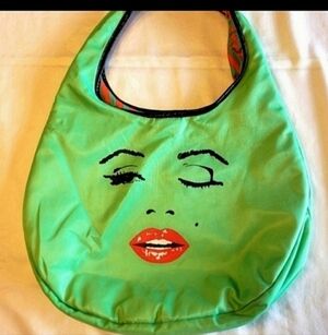 Y2K VERY Rare vintage betsey johnson Marilyn Monroe reversible tote